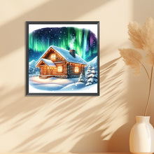 Load image into Gallery viewer, Aurora Cabin 30*30CM(Canvas) Full Round Drill Diamond Painting