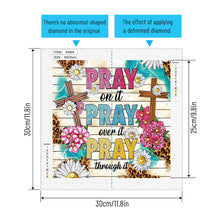Load image into Gallery viewer, Cross 30*30CM(Canvas) Partial Special Shaped Drill Diamond Painting