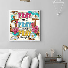 Load image into Gallery viewer, Cross 30*30CM(Canvas) Partial Special Shaped Drill Diamond Painting