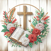 Load image into Gallery viewer, Cross 30*30CM(Canvas) Partial Special Shaped Drill Diamond Painting