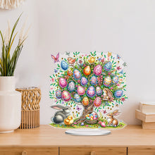 Load image into Gallery viewer, 2D Flat Print Easter Egg Tree DIY Table Top Diamond Painting Ornament Kits
