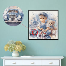 Load image into Gallery viewer, Cute Child 30*30CM(Canvas) Partial Special Shaped Drill Diamond Painting