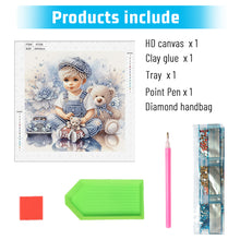 Load image into Gallery viewer, Cute Child 30*30CM(Canvas) Partial Special Shaped Drill Diamond Painting
