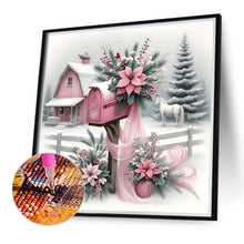 Load image into Gallery viewer, Snowy House 30*30CM(Canvas) Full Round Drill Diamond Painting