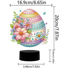 Load image into Gallery viewer, DIY Diamond Flower Egg Art Painting Lamp with Tools for Bedroom Decor Gifts Easter