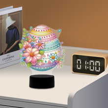 Load image into Gallery viewer, DIY Diamond Flower Egg Art Painting Lamp with Tools for Bedroom Decor Gifts Easter