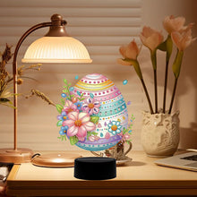Load image into Gallery viewer, DIY Diamond Flower Egg Art Painting Lamp with Tools for Bedroom Decor Gifts Easter