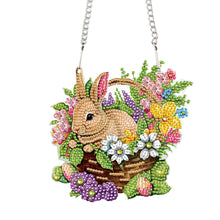 Load image into Gallery viewer, Special Shape Easter Flower Basket Diamond Painting Hanging Pendant for Party