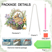 Load image into Gallery viewer, Special Shape Easter Egg Flower Basket Diamond Painting Hanging Pendant