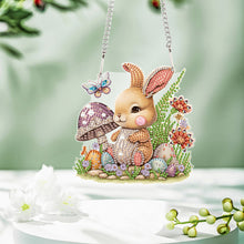 Load image into Gallery viewer, Special Shape Easter Egg Bunny Diamond Painting Hanging Pendant for Party
