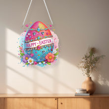 Load image into Gallery viewer, Acrylic 2D Flat Easter Egg DIY Hanging Diamond Art Kits Wall Door Decoration
