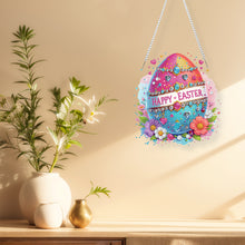Load image into Gallery viewer, Acrylic 2D Flat Easter Egg DIY Hanging Diamond Art Kits Wall Door Decoration
