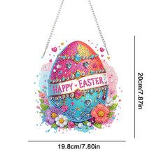 Load image into Gallery viewer, Acrylic 2D Flat Easter Egg DIY Hanging Diamond Art Kits Wall Door Decoration