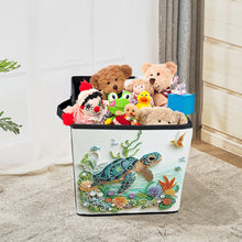Load image into Gallery viewer, Foldable Diamond Painting Storage Bin Turtle Storage Box Diamond Painting Kit