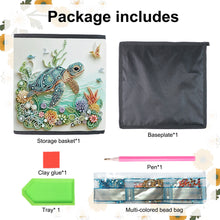 Load image into Gallery viewer, Foldable Diamond Painting Storage Bin Turtle Storage Box Diamond Painting Kit