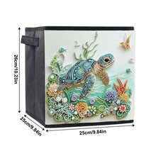 Load image into Gallery viewer, Foldable Diamond Painting Storage Bin Turtle Storage Box Diamond Painting Kit