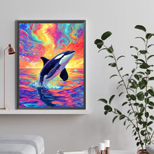 Load image into Gallery viewer, Sunset Whale 30*40CM(Canvas) Full Round Drill Diamond Painting