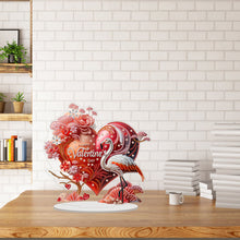 Load image into Gallery viewer, Acrylic Special Shaped Valentines Day Love Table Top Diamond Painting Ornament