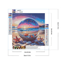 Load image into Gallery viewer, Dream Starfish Water Drop 30*30CM(Canvas) Full Round Drill Diamond Painting