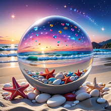 Load image into Gallery viewer, Dream Starfish Water Drop 30*30CM(Canvas) Full Round Drill Diamond Painting