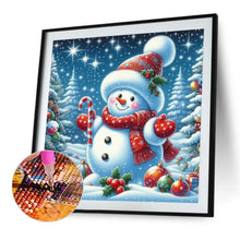 Load image into Gallery viewer, Snowman 40*40CM(Canvas) Full Round Drill Diamond Painting