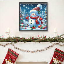Load image into Gallery viewer, Snowman 40*40CM(Canvas) Full Round Drill Diamond Painting