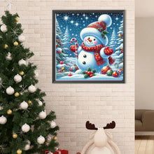 Load image into Gallery viewer, Snowman 40*40CM(Canvas) Full Round Drill Diamond Painting