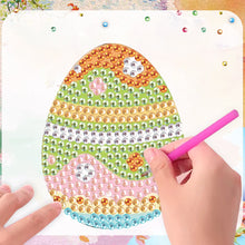 Load image into Gallery viewer, 8Pcs Easter Egg DIY Diamond Painting Fridge Magnets for Car Mailbox Decor