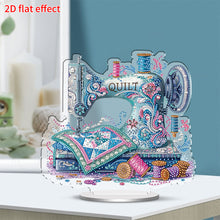 Load image into Gallery viewer, 2D Flat Flower Stitch Machine DIY Diamond Painting Desktop Ornaments Kit