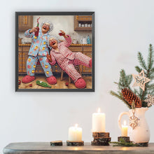 Load image into Gallery viewer, Cute Grandma 30*30CM(Canvas) Partial Special Shaped Drill Diamond Painting