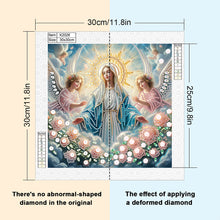 Load image into Gallery viewer, Madonna Jesus 30*30CM(Canvas) Partial Special Shaped Drill Diamond Painting