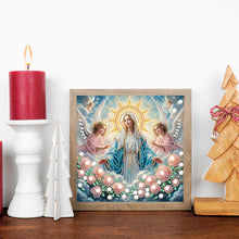 Load image into Gallery viewer, Madonna Jesus 30*30CM(Canvas) Partial Special Shaped Drill Diamond Painting