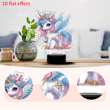Load image into Gallery viewer, DIY Unicorn Diamond Art Painting Lamp Double Sided Diamond Painting Night Light