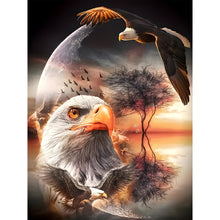Load image into Gallery viewer, Eagle 30*40CM(Canvas) Full Round Drill Diamond Painting