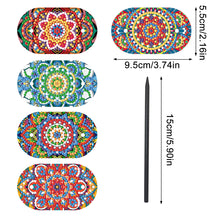 Load image into Gallery viewer, 5Pcs PU Mandala Pattern 5D DIY Diamond Hair Sticks Crafts Gifts for Women Girls