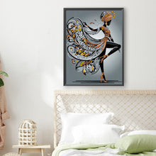 Load image into Gallery viewer, Woman 30*40CM(Canvas) Partial Special Shaped Drill Diamond Painting