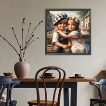 Load image into Gallery viewer, Cute Child 40*40CM(Canvas) Full Round Drill Diamond Painting