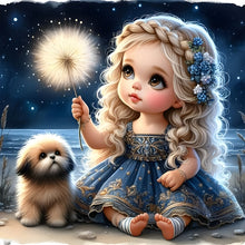 Load image into Gallery viewer, Cute Child 40*40CM(Canvas) Full Round Drill Diamond Painting