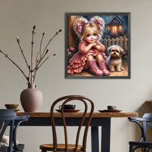 Load image into Gallery viewer, Cute Child 40*40CM(Canvas) Full Round Drill Diamond Painting