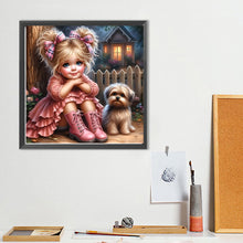 Load image into Gallery viewer, Cute Child 40*40CM(Canvas) Full Round Drill Diamond Painting