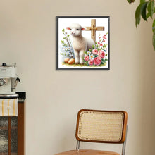 Load image into Gallery viewer, Easter Sheep 30*30CM(Canvas) Full Round Drill Diamond Painting