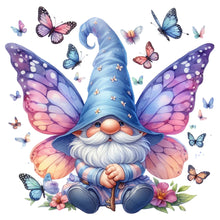 Load image into Gallery viewer, Gnome And Butterfly 30*30CM(Canvas) Full Round Drill Diamond Painting
