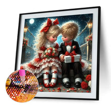 Load image into Gallery viewer, Valentine'S Day Gifts For Girls And Boys 30*30CM(Canvas) Full Round Drill Diamond Painting
