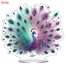 Load image into Gallery viewer, Acrylic 2D Flat Peacock DIY Diamond Painting Desktop Ornaments Kit for Decor