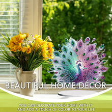 Load image into Gallery viewer, Acrylic 2D Flat Peacock DIY Diamond Painting Desktop Ornaments Kit for Decor