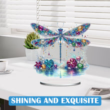 Load image into Gallery viewer, Acrylic 2D Flat Dragonfly DIY Diamond Painting Desktop Ornaments Kit for Decor