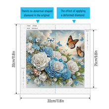 Load image into Gallery viewer, Flowers 30*30CM(Canvas) Partial Special Shaped Drill Diamond Painting