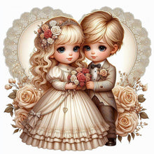 Load image into Gallery viewer, Valentine'S Day Couple 40*40CM(Canvas) Full Round Drill Diamond Painting