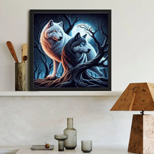Load image into Gallery viewer, Wolf 40*40CM(Canvas) Full Round Drill Diamond Painting
