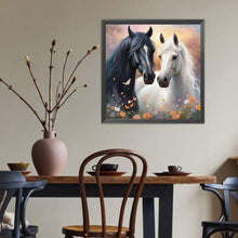 Load image into Gallery viewer, Steppe Horse 40*40CM(Canvas) Full Round Drill Diamond Painting